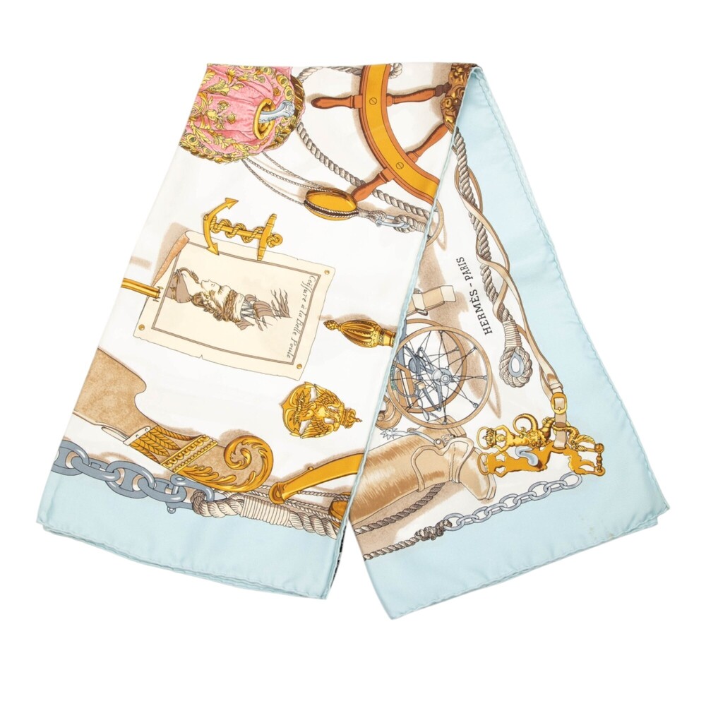 Pre-Loved Hermes Musee Silk Scarf 90